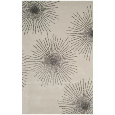 Amier Hand Tufted Wool And Viscose Abstract Rug | Wayfair North America