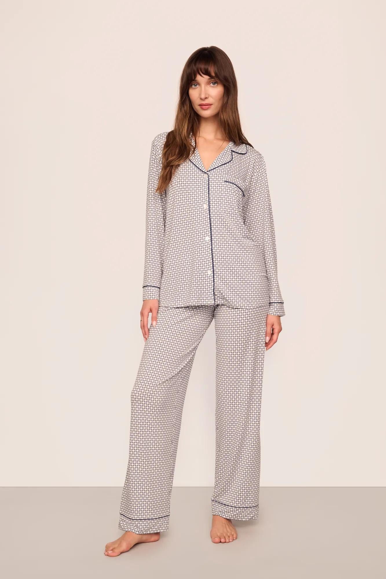 Gisele Printed TENCEL™ Modal Long PJ Set | Eberjey