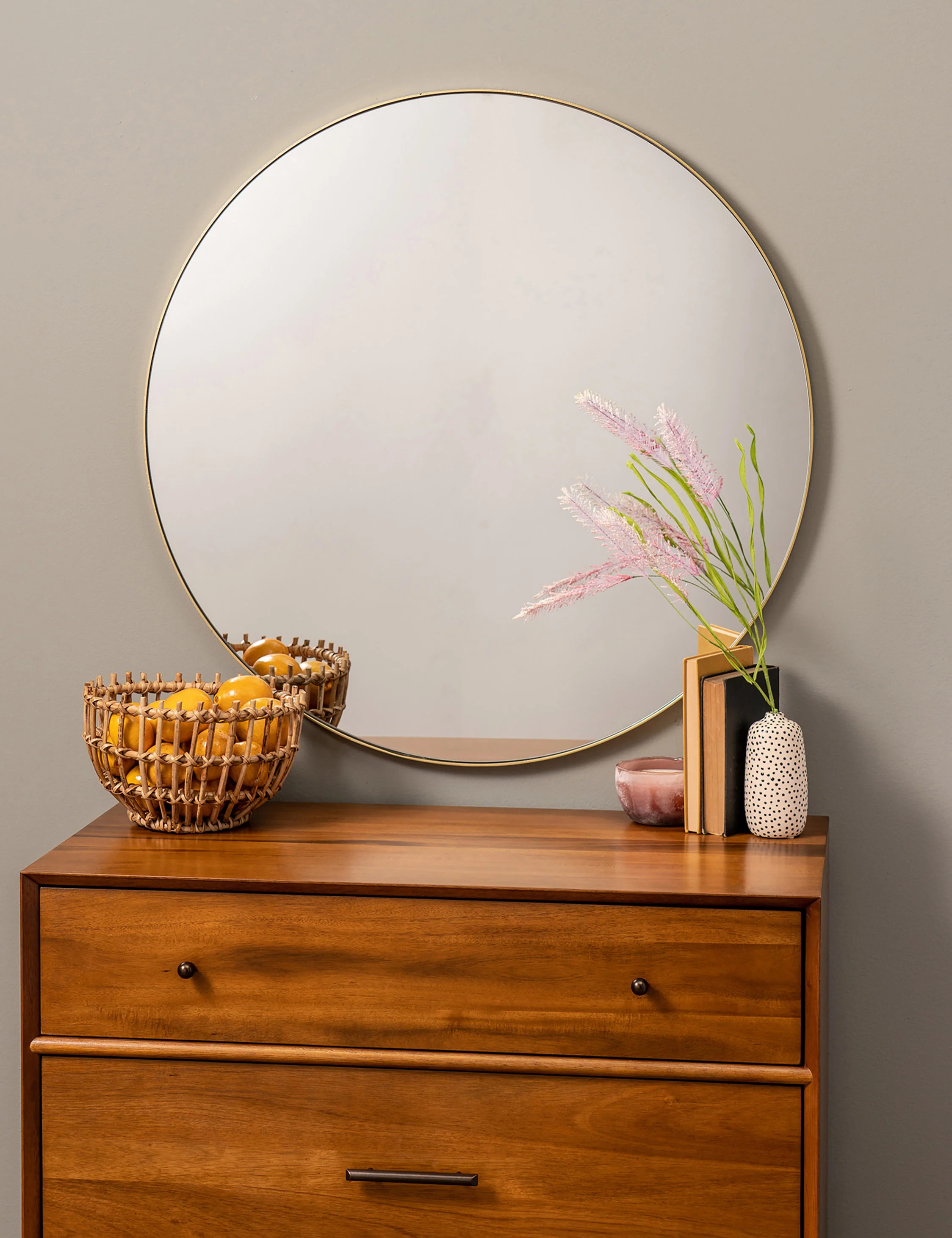 Apryl Round Mirror | Lulu and Georgia 