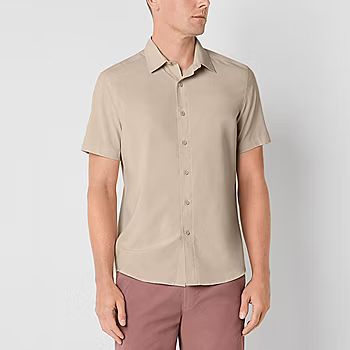 Stylus Mens Regular Fit Short Sleeve Button-Down Shirt | JCPenney