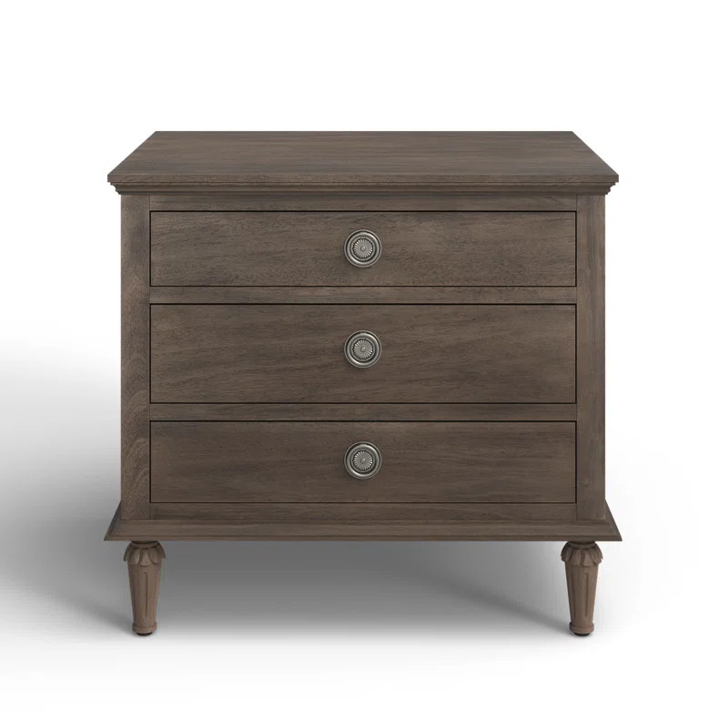 Hubbard 3 - Drawer Nightstand | Wayfair North America