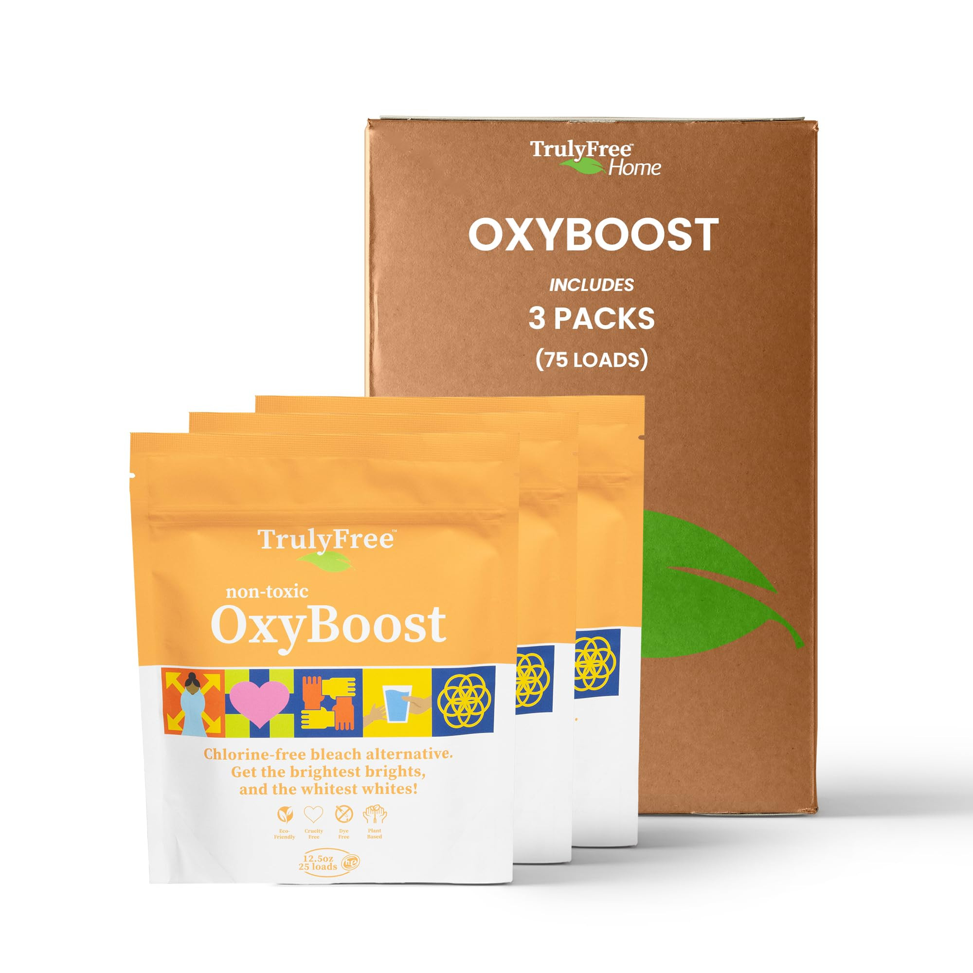 OxyBoost - Oxygen Whitener & Clothes Stain Remover Laundry Detergent Powder with Sodium Percarbon... | Amazon (US)