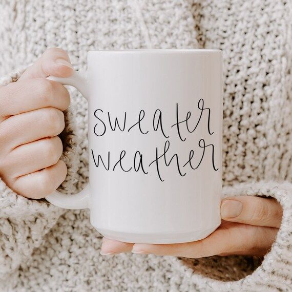 Sweater Weather Mug | Rustic Mug | Fall Mug | Autumn Mug | Fall Coffee Mug | Fall Coffee Cup | Fa... | Etsy (US)