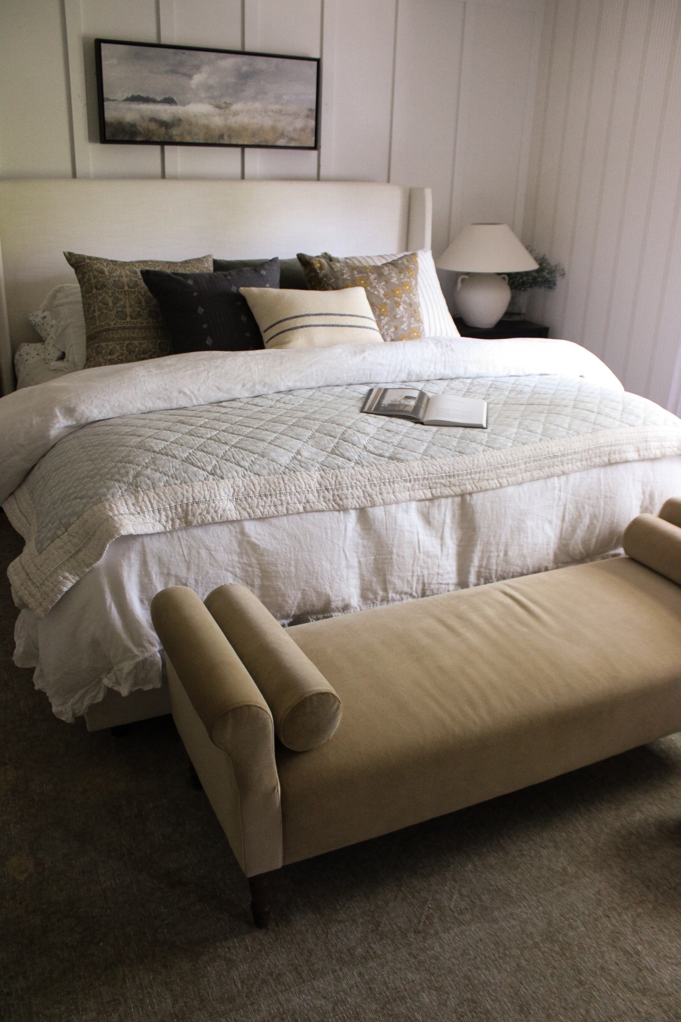 Serene cottage bedroom 

#LTKHome #LTKStyleTip