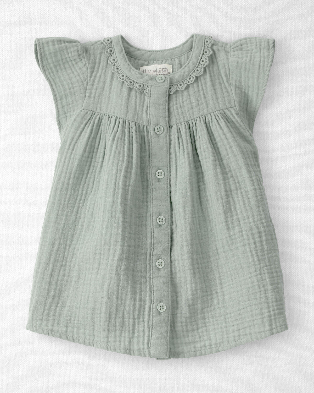 Baby Girl Organic Cotton Gauze Dress | Carter's Inc