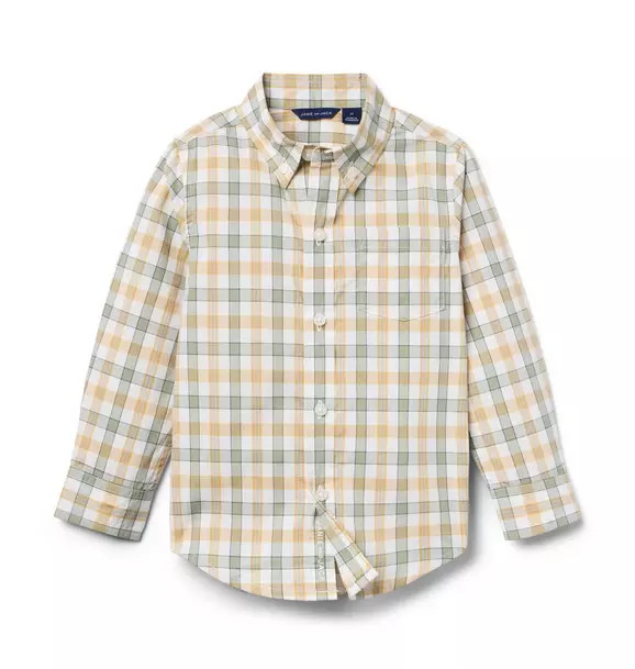 Plaid Poplin Shirt | Janie and Jack