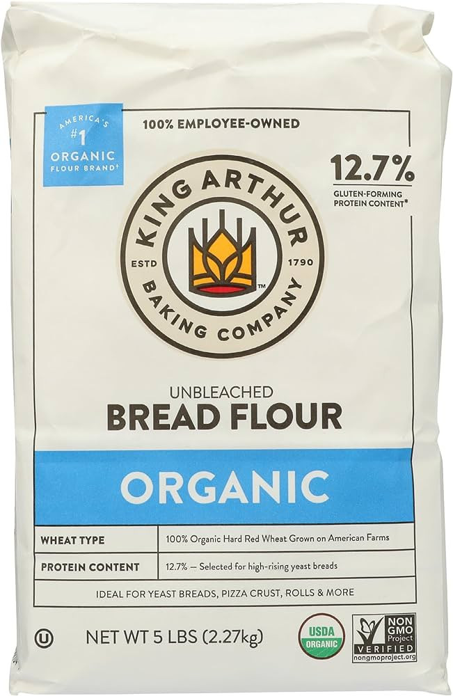 King Arthur Organic Bread Flour - 5 lb | Amazon (US)