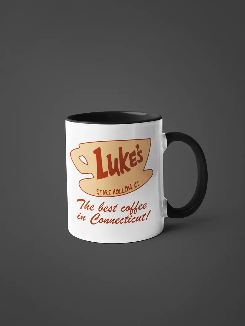 Stars Hollow Luke's Coffee Mug, Gilmore Girls Coffee Mug, Ceramic Mug, 11 Oz, TV Series Fan Gift,... | Etsy (US)