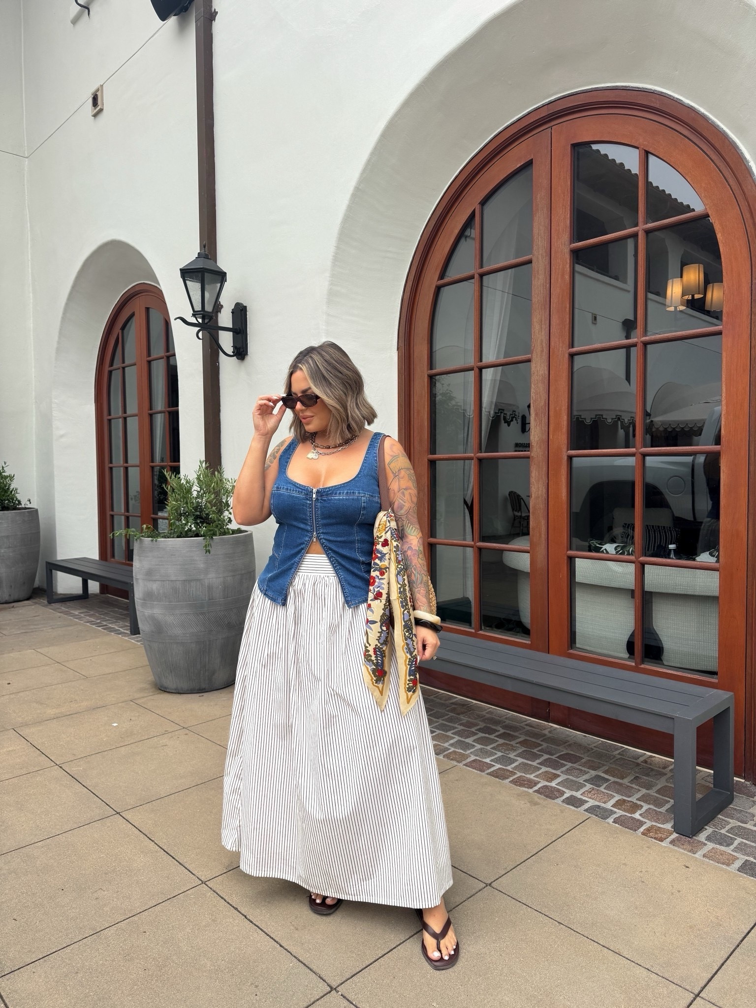 Top size 12 ( also linked some from Amazon as well) 
Skirt L 


Follow my shop @shaynaslife on the @shop.LTK app to shop this post and get my exclusive app-only content!

#liketkit 
@shop.ltk
https://liketk.it/66Rp5