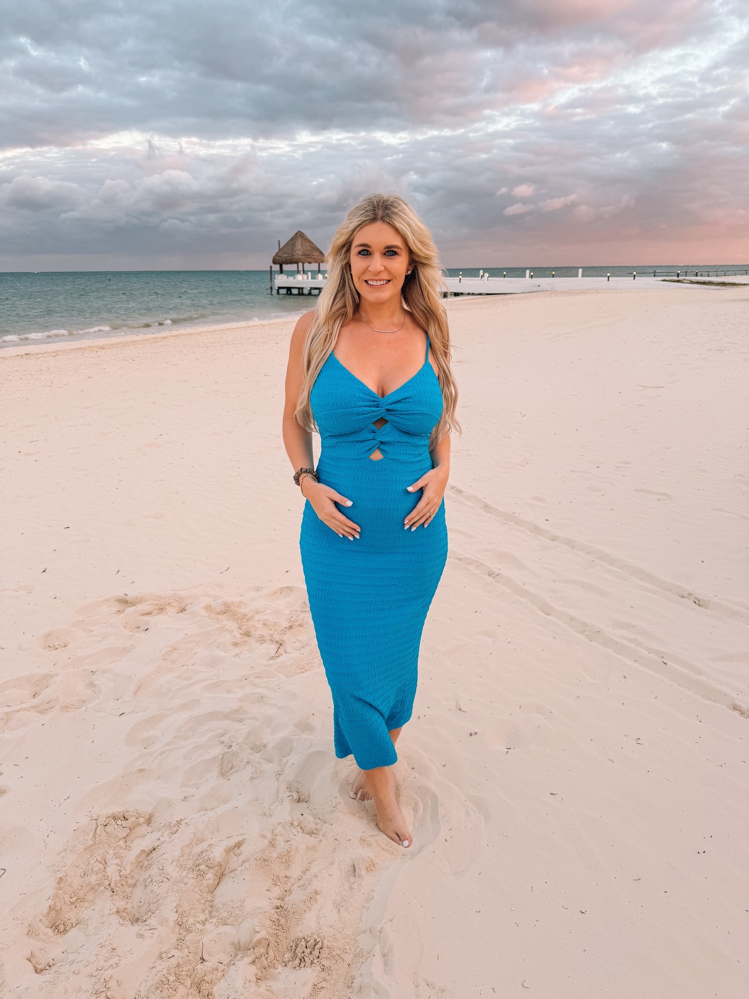 Bump friendly dress 

#LTKMidsize #LTKTravel #LTKBump