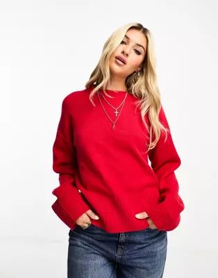 & Other Stories crew neck jumper in red | ASOS (Global)