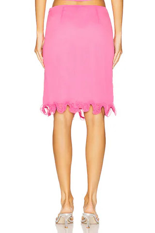 Tula Above Knee Skirt in Carmine Rose | Revolve Clothing (Global)