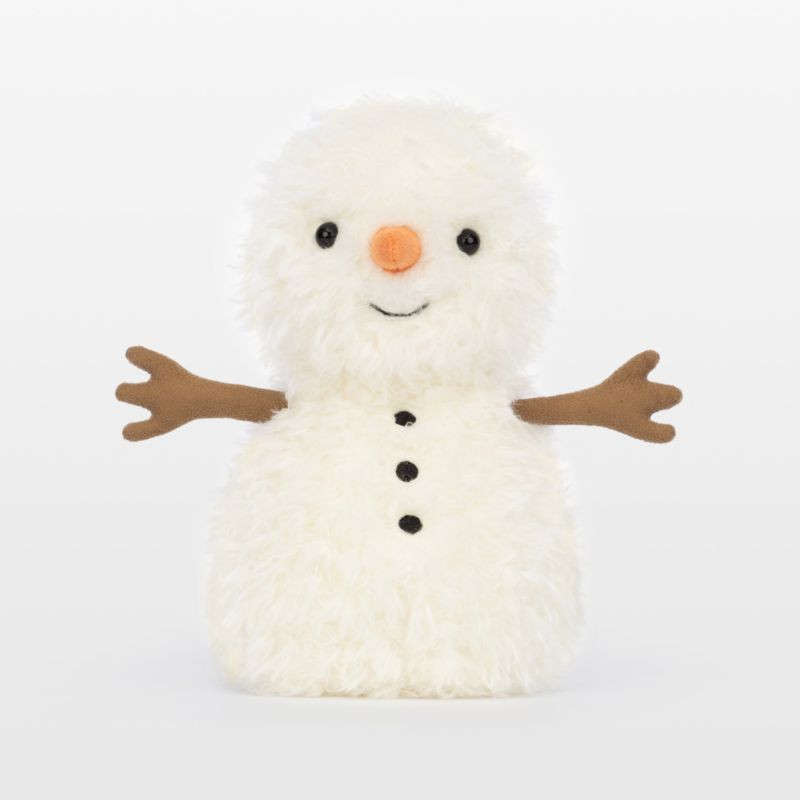 Jellycat Little Snowman Kids Stuffed Animal + Reviews | Crate & Kids | Crate & Barrel