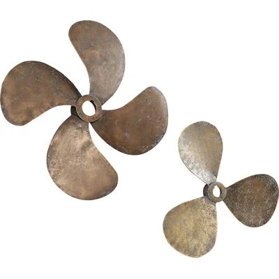 Breakwater Bay 2 Piece Propellers Wall Decor Set | Wayfair North America