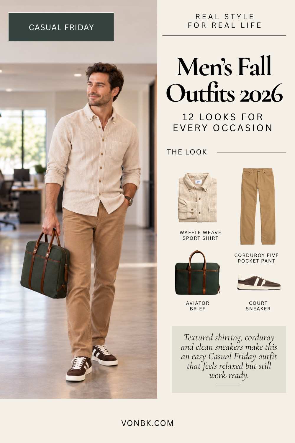 Fall outfit idea for casual Friday.

#LTKMens #LTKootd #LTKSeasonal