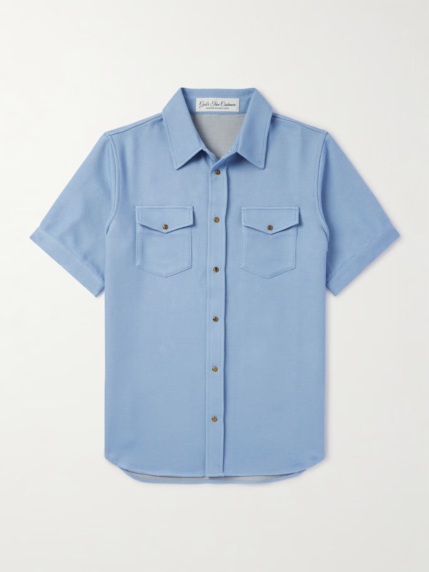 Cashmere and Cotton-Blend Denim Shirt | Mr Porter (US & CA)