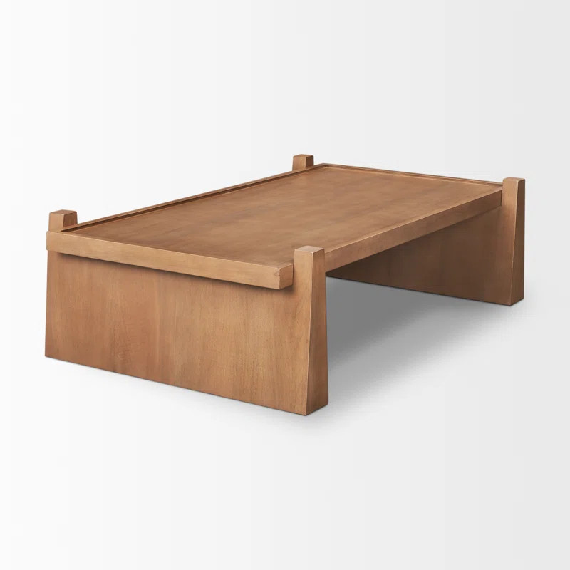 Winon Solid Wood Sled Coffee Table | Wayfair North America