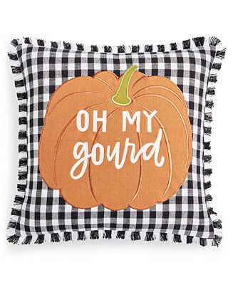 Oh My Gourd 20" x 20" Decorative Pillow | Macys (US)