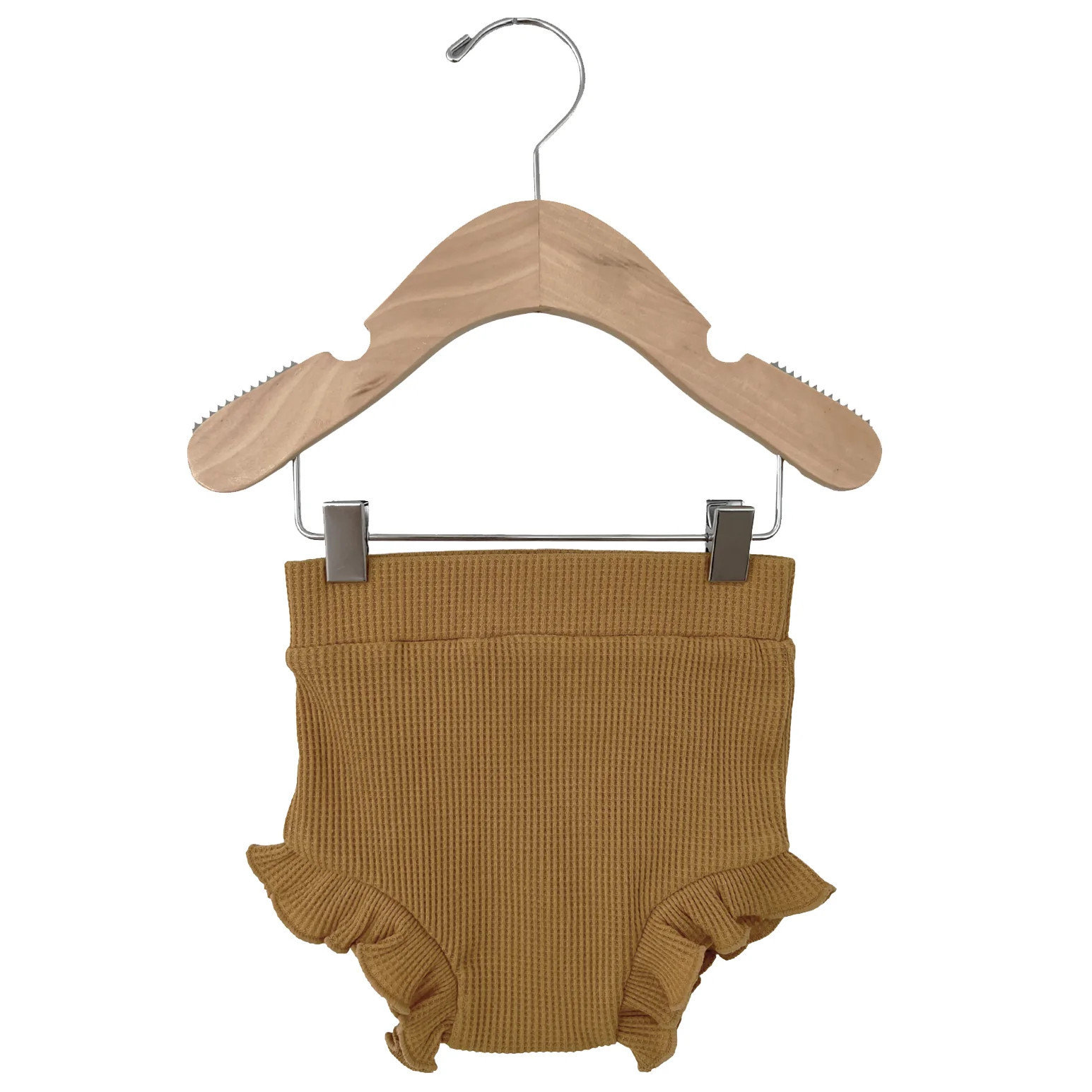 Organic Waffle Ruffle Bloomer, Honey | SpearmintLOVE