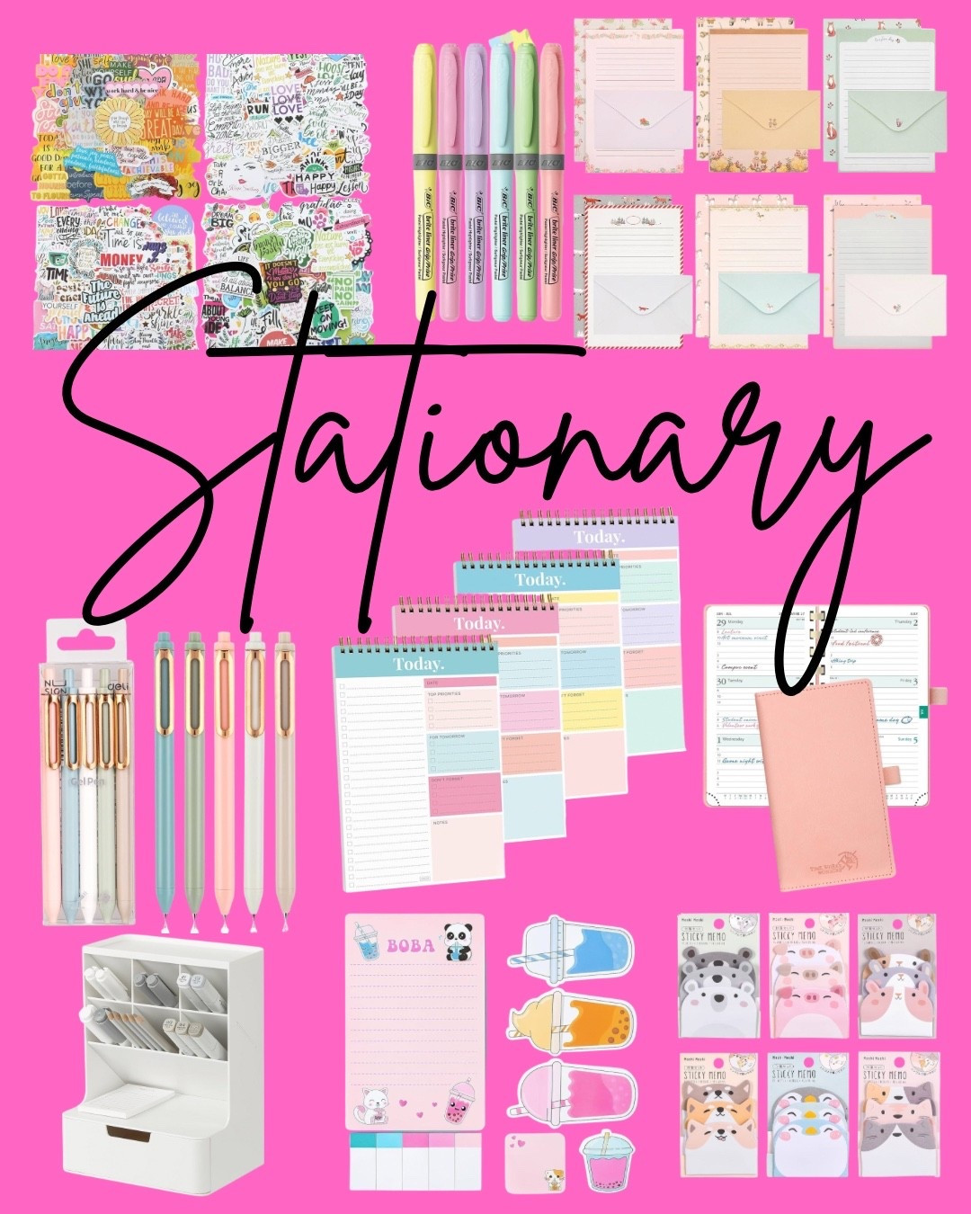 Stationary 🩷 the cutest additions to any home office! 

#LTKhome #LTKsale #LTKcanada