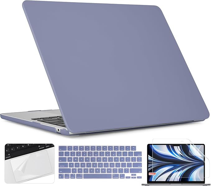 TWOLSKOO for M3 MacBook Air 13.6 Inch Case 2022 2023 2024 Release A2681 M2 A3113, Matte Hard Shel... | Amazon (US)