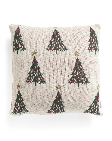 20x20 Knit Tree Pillow | TJ Maxx