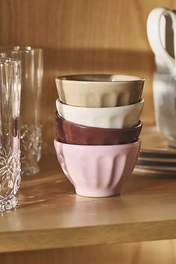 The Latte Stoneware Mini Bowl, Set of 4: Amelie Edition | Anthropologie (US)