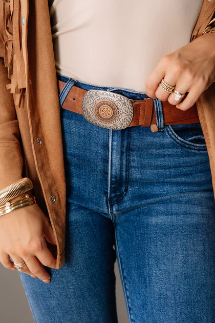 Back To The Past Boho Buckle Belt | The Willow Tree