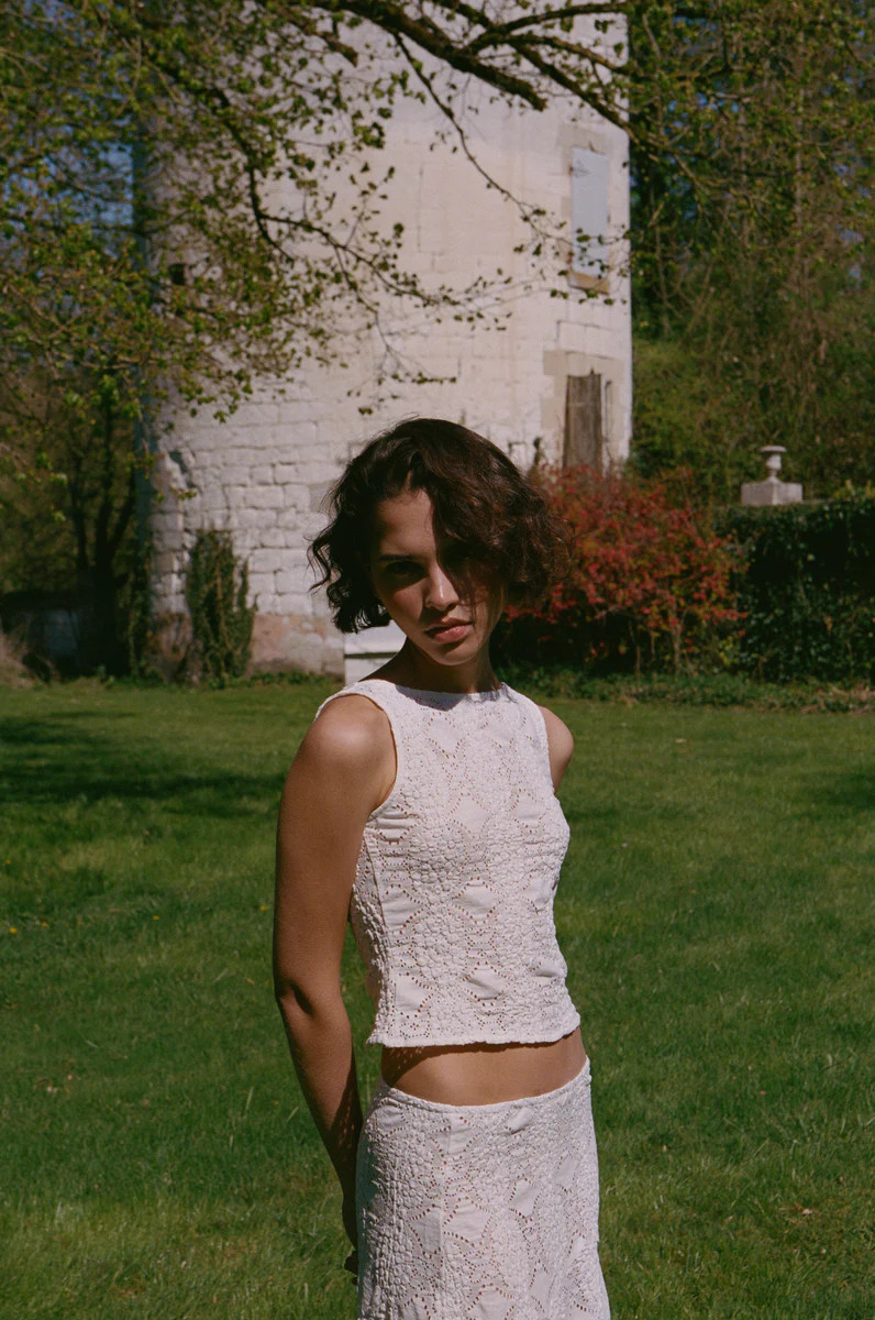 Maeve Top | White | With Jean (US)