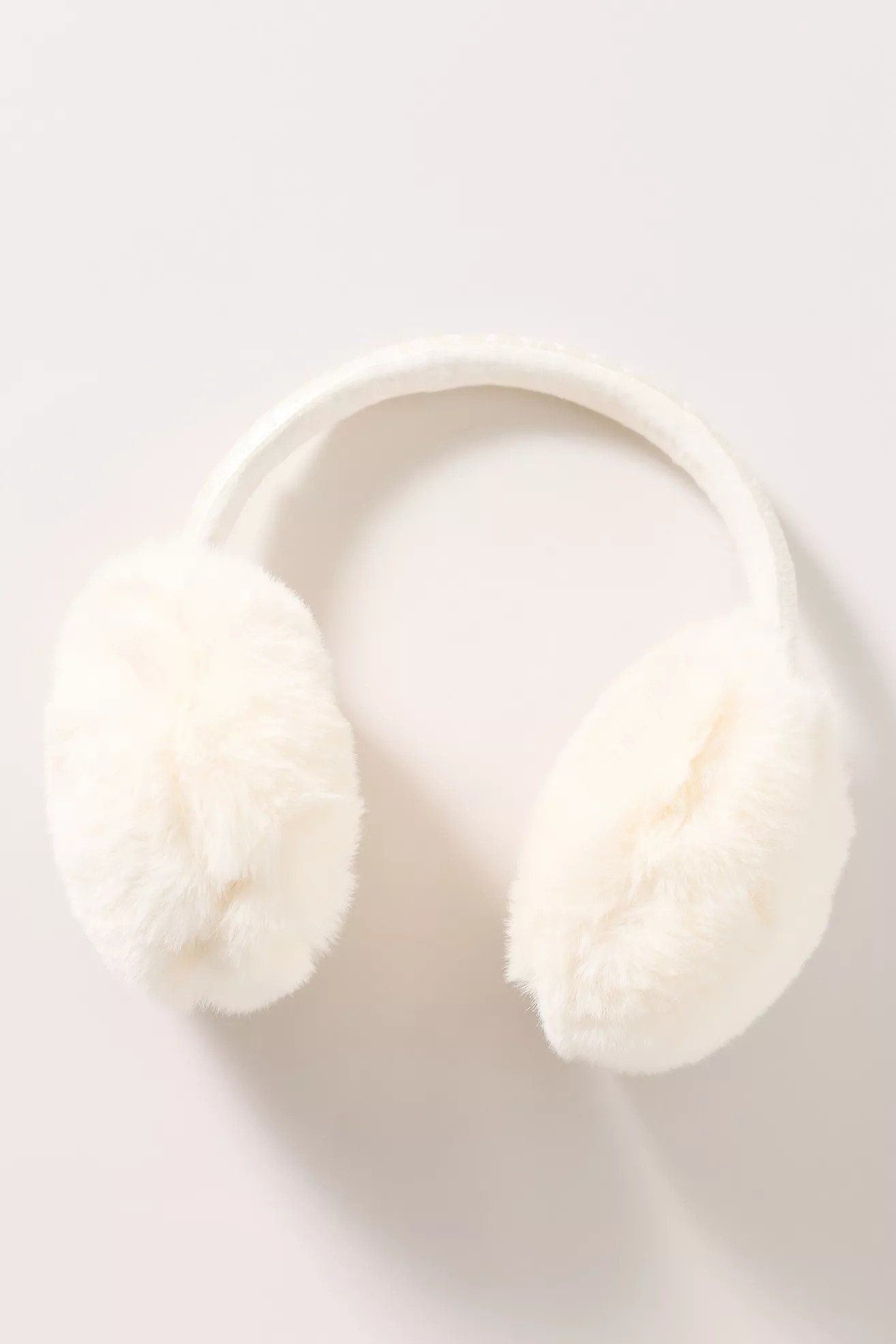 Violet & Brooks Embroidered Faux Fur Earmuffs | Anthropologie (US)