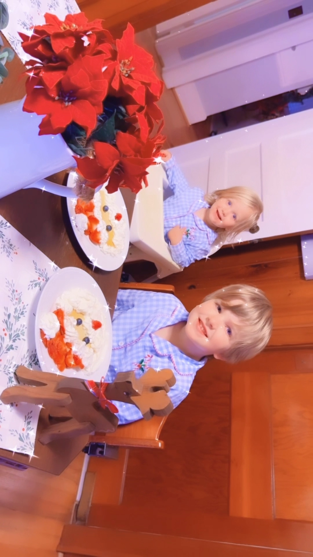 Merry December mornings call for Santa Claus 🎅🏻 pancakes 🥞 around here!!! ❤️ And these santa babies 👶🏼🩵 sure were happy about them!!! 🤭🥰😍

#LTKKids #LTKHoliday #LTKBaby