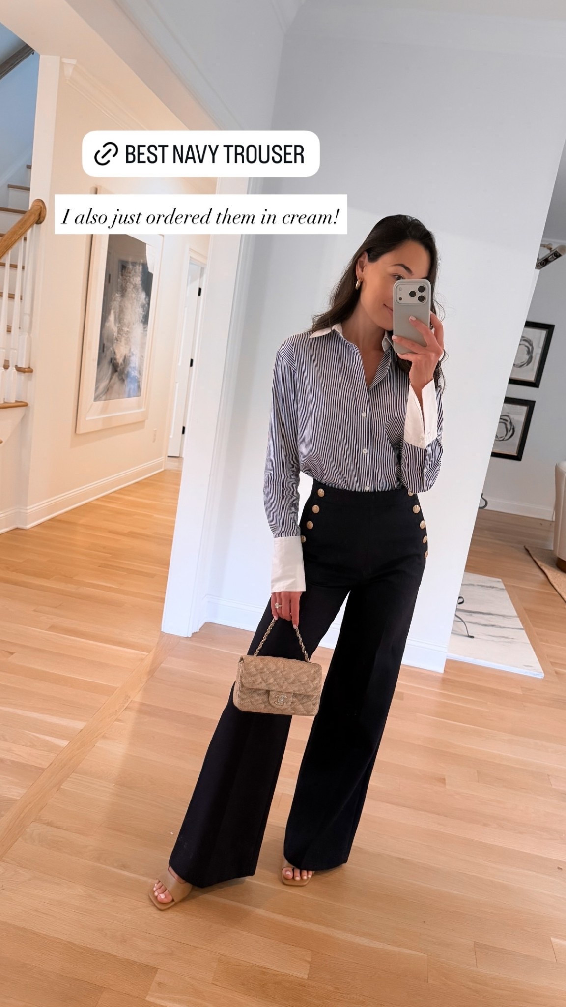 Navy trousers - size up. Workwear, event outfit, cocktail party, classic outfit.

Shirt is available at Ralph Lauren!

#LTKootd #LTKWorkwear #LTKSeasonal