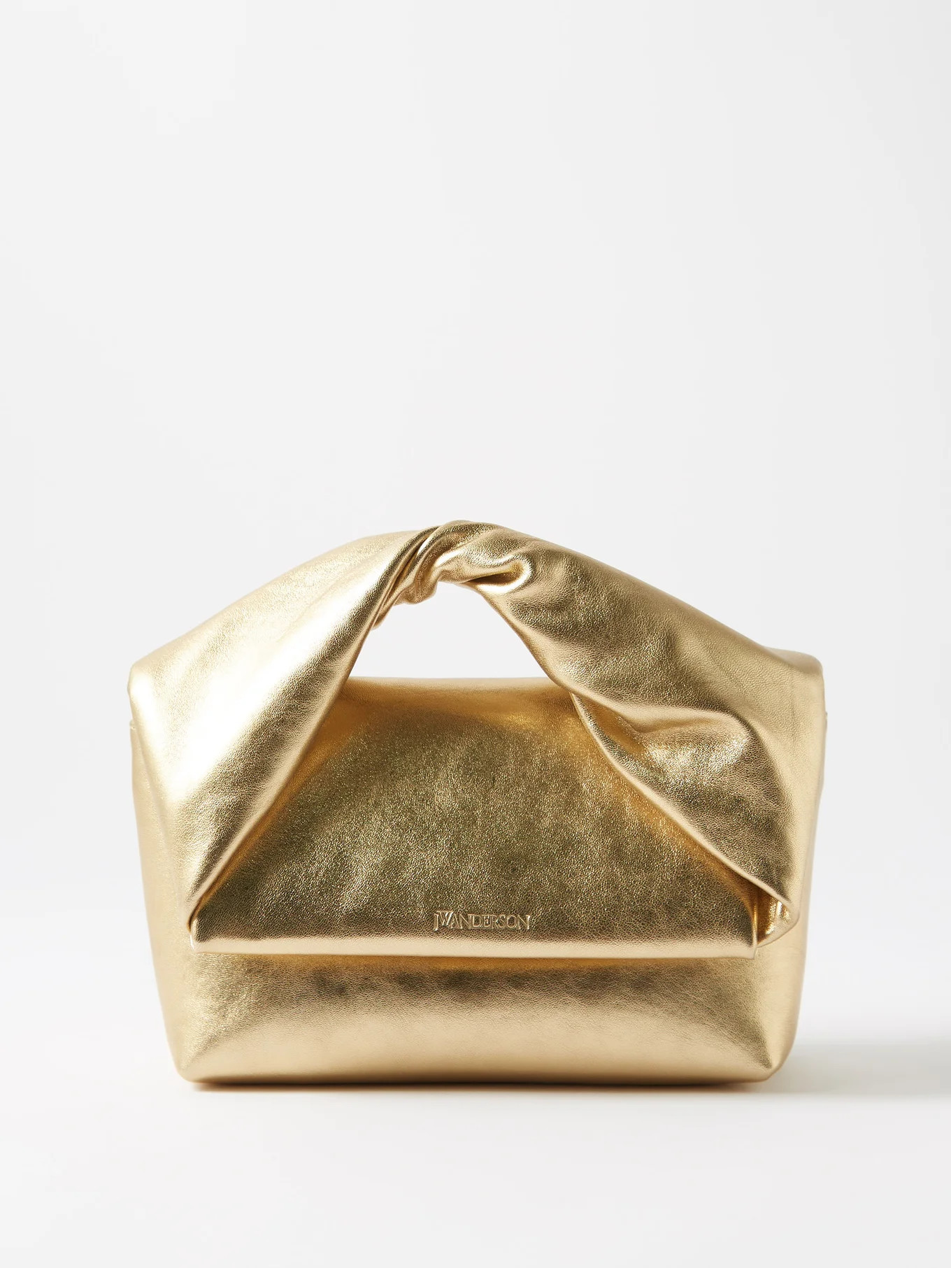 Twister medium metallic-leather cross-body bag | Matches (US)