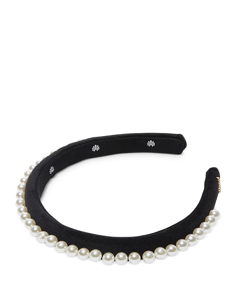 Lele Sadoughi Velvet Faux Pearl Headband | Bloomingdale's (US)
