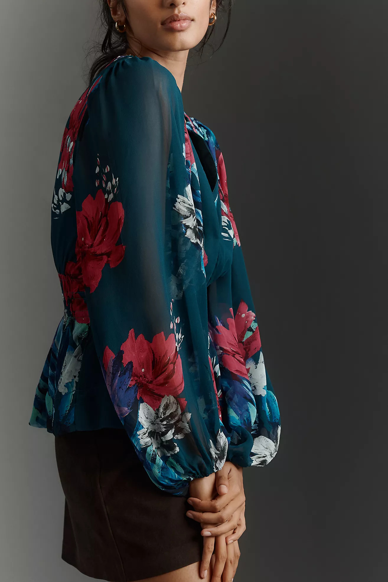 The Somerset Long-Sleeve Blouse | Anthropologie (US)