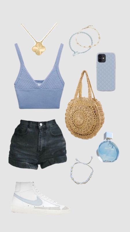 Simple summer outfit idea !! Go shop 💙
#summeroutfit #vacationoutfit 

#LTKSeasonal #LTKstyletip #LTKFind