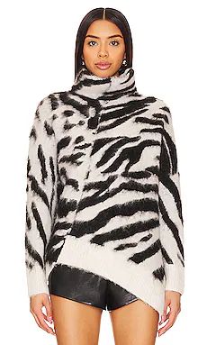 Lock Zebra Roll Neck Sweater
                    
                    ALLSAINTS | Revolve Clothing (Global)