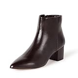 The Drop Women's Jessi Side-Zip Block Heel Ankle Boot | Amazon (US)