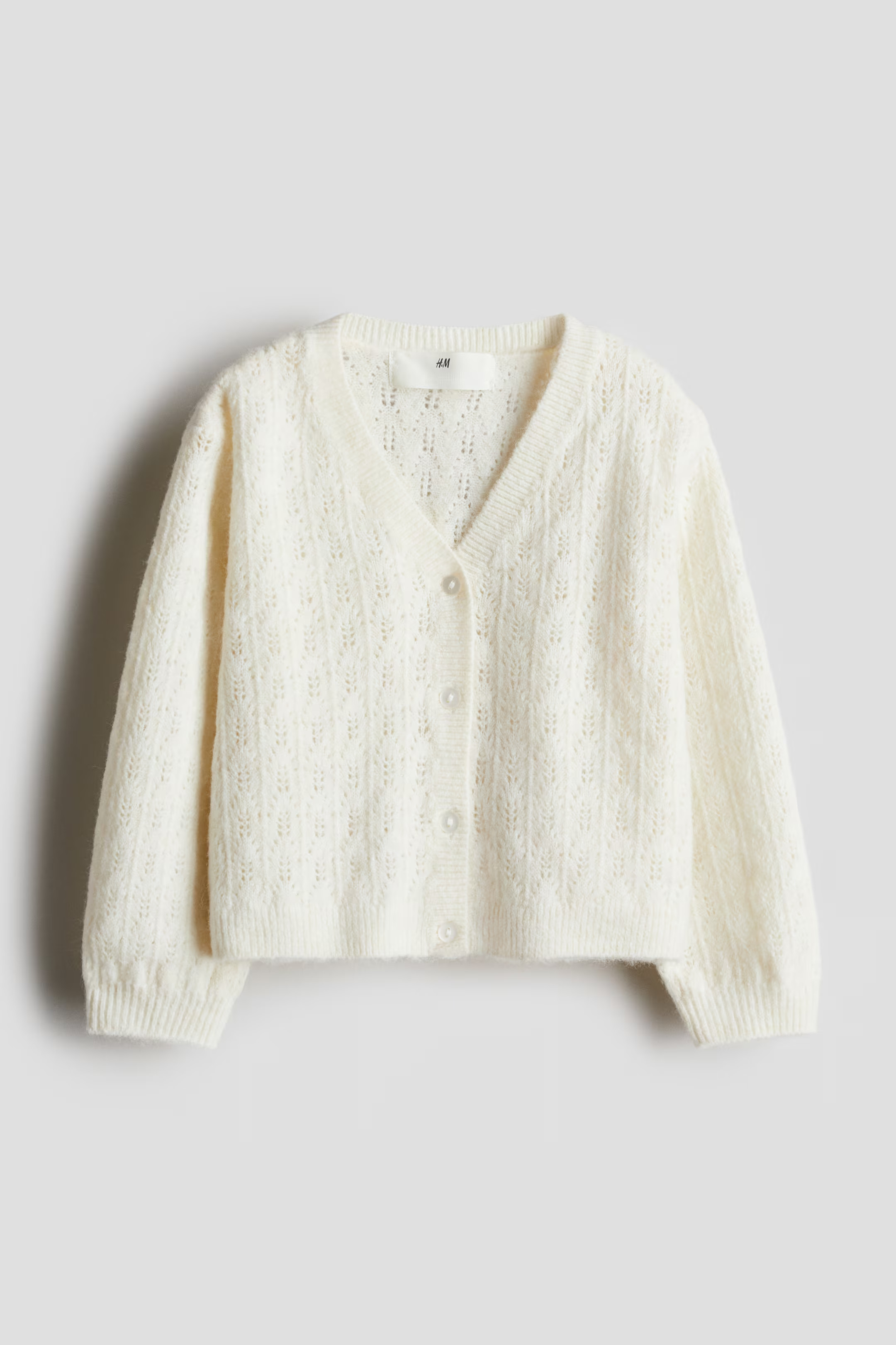 Pointelle-knit cardigan | H&M (US + CA)