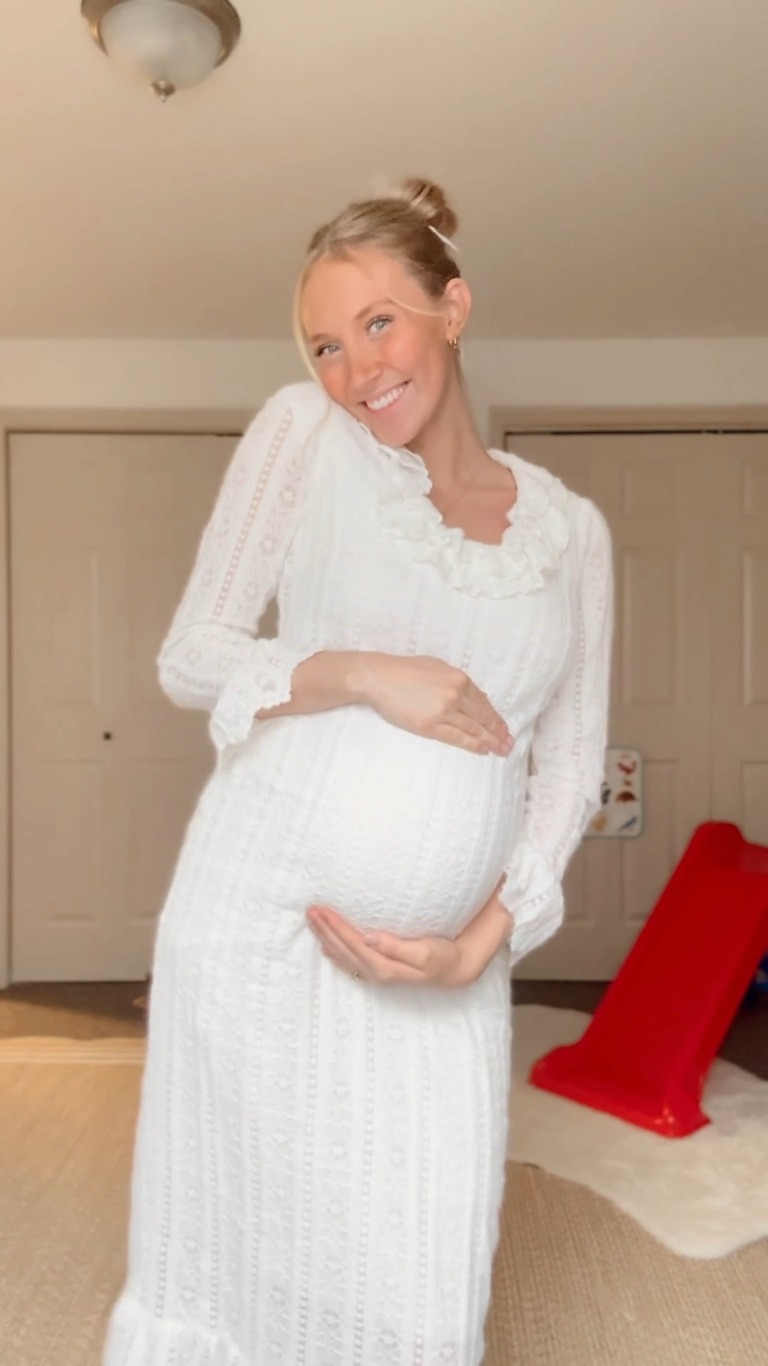 Sunday Best !! 🤍 Cutest maternity friendly dress 🤩

#LTKStyleTip #LTKFamily #LTKBump