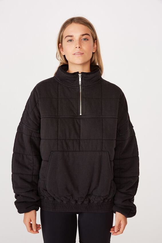 Quilted Zip Through Fleece | Cotton On (ANZ)
