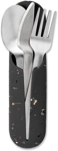 W&P WP-PUT-TZCH Porter Stainless Steel Utensils with Silicone Carrying Case | Terrazzo Charcoal |... | Amazon (US)