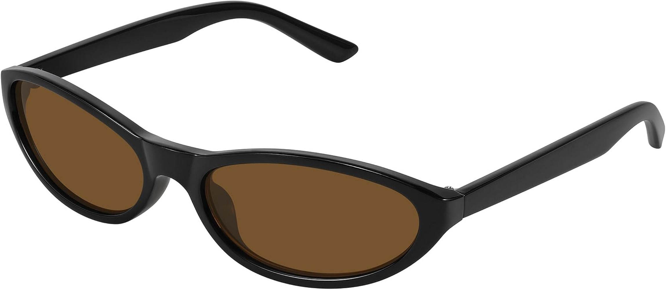 Narrow Retro Oval Sunglasses for Women Trendy Small Cateye Vintage Sun Glasses UV Protection FZN8... | Amazon (US)