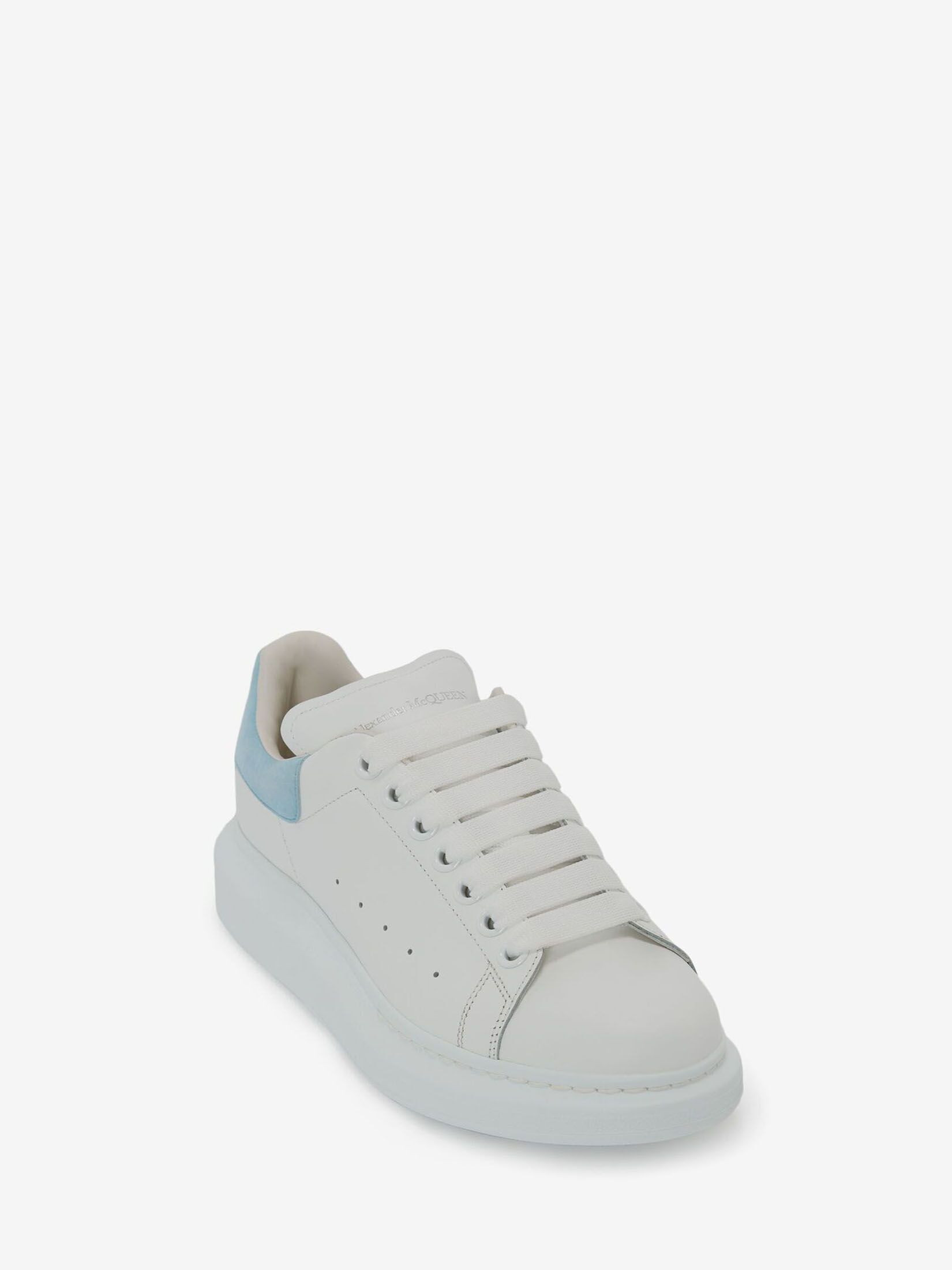 Women's Oversized Sneaker in Powder Blue | Alexander McQueen