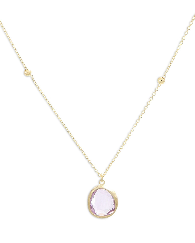 Bloomingdale's Amethyst Necklace in 14K Yellow Gold, 18 | Bloomingdale's (US)