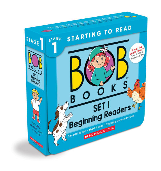 Bob Books - Set 1: Beginning Readers Box Set Decodable Phonics Books, Ages 4 and up, Kindergarten... | Barnes & Noble