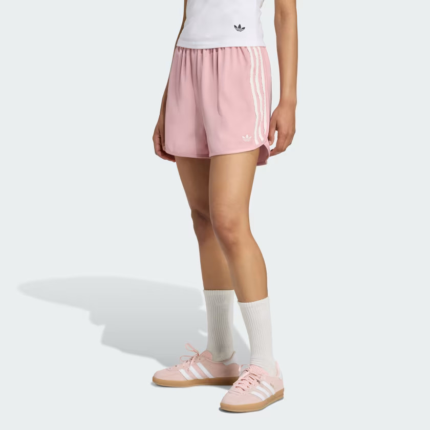 adidas Originals Satin Shorts Ruffle 3-Stripes | adidas (US)