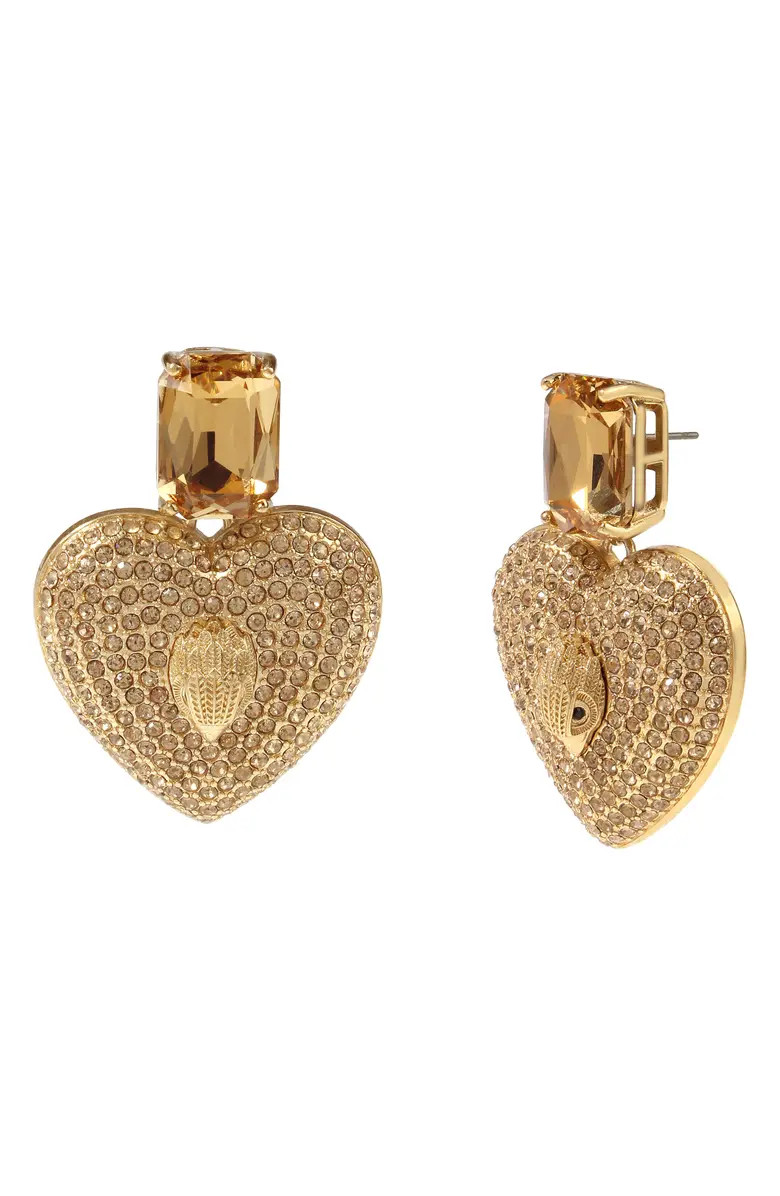 Pavé Heart Drop Earrings | Nordstrom