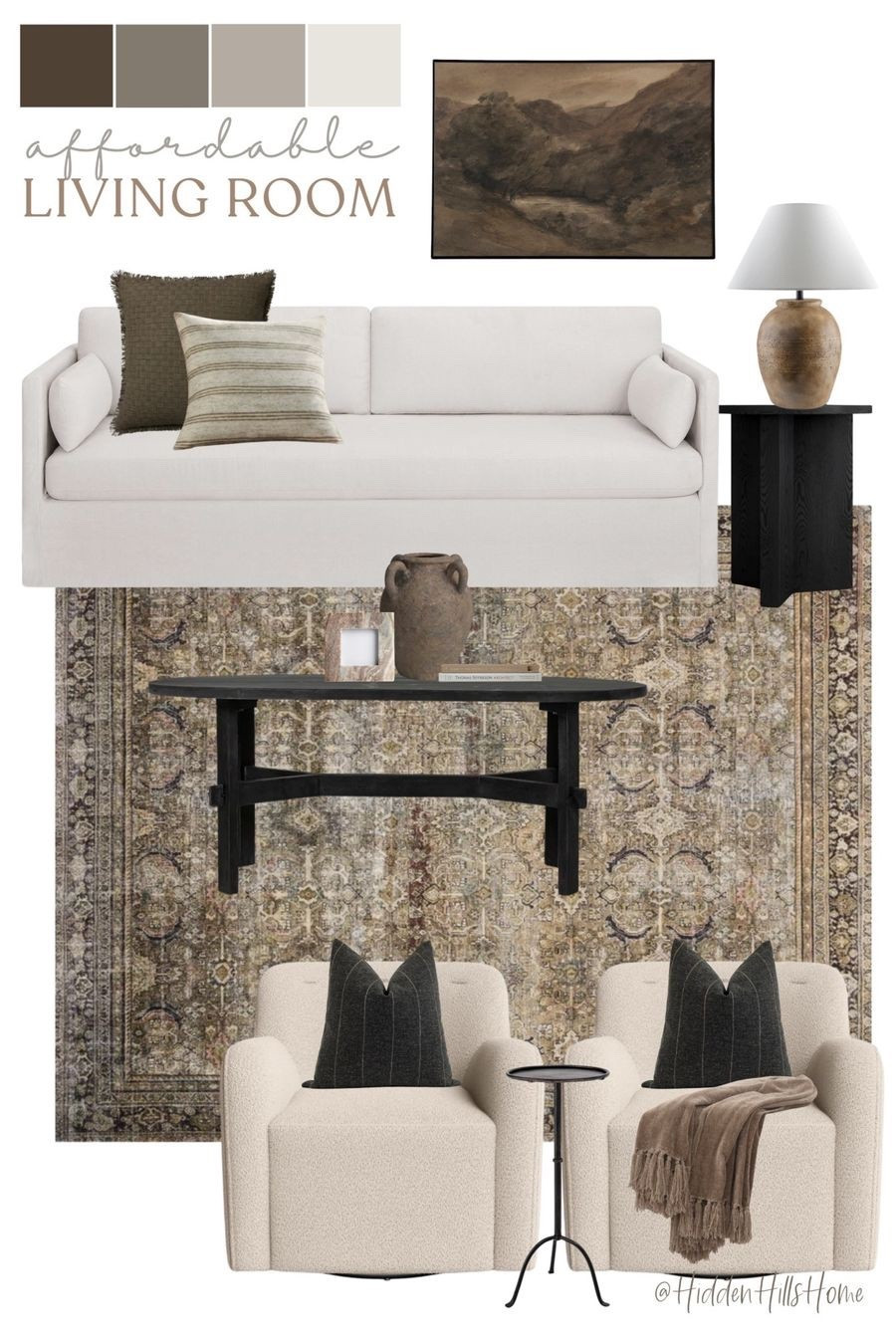 Affordable living room decor finds under $400! Home decor finds on a budget! Budget friendly home decor inspiration! Living room mood board #livingroom


#LTKFindsUnder100 #LTKHome #LTKSaleAlert