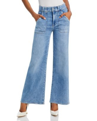 Modern Pocket High Rise Wide Leg Jeans in Carpenter | Bloomingdale's (US)